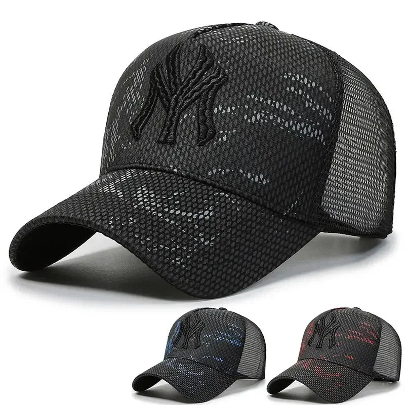 Black Camo Mesh Cap