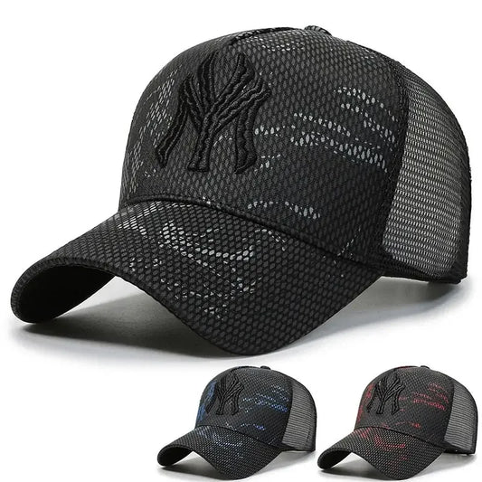 Black Camo Mesh Cap