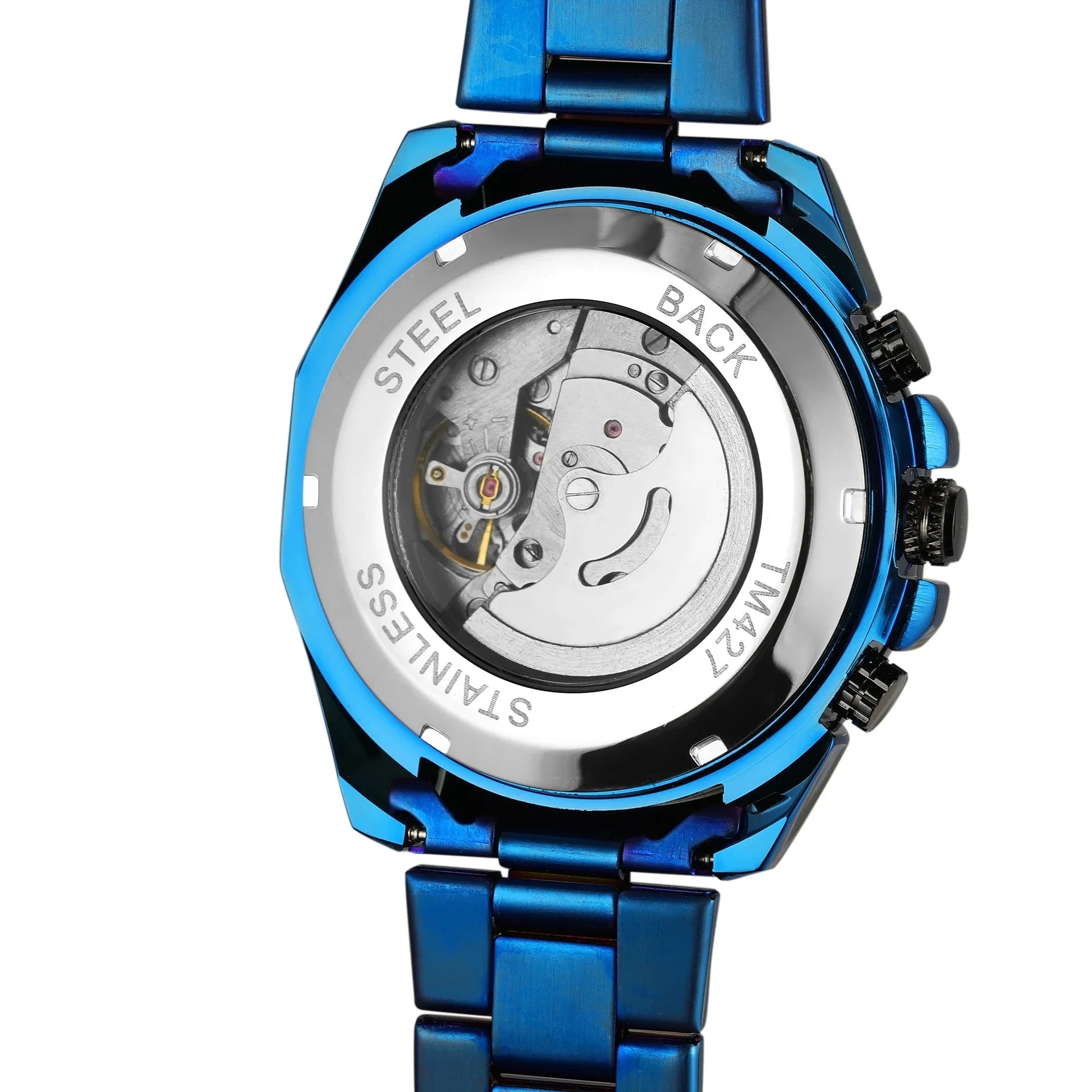 Phantom Steel Automatic Skeleton Watch