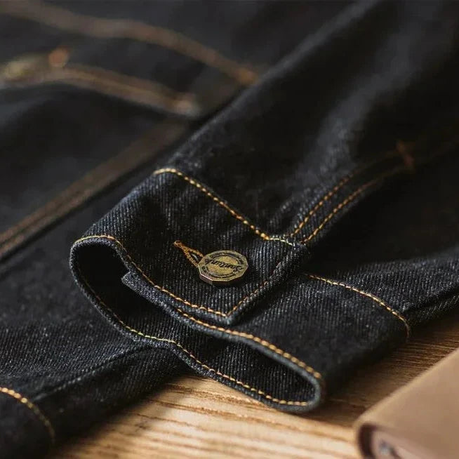Heritage Black Denim Jean Jacket