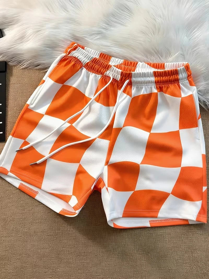 Checkerboard Lounge Shorts