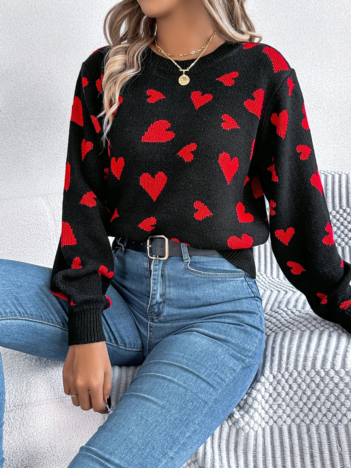 Heart Love Knit Sweater