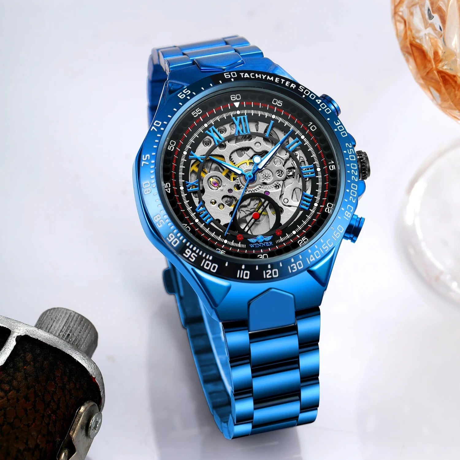 Blue Vortex Automatik Chrono