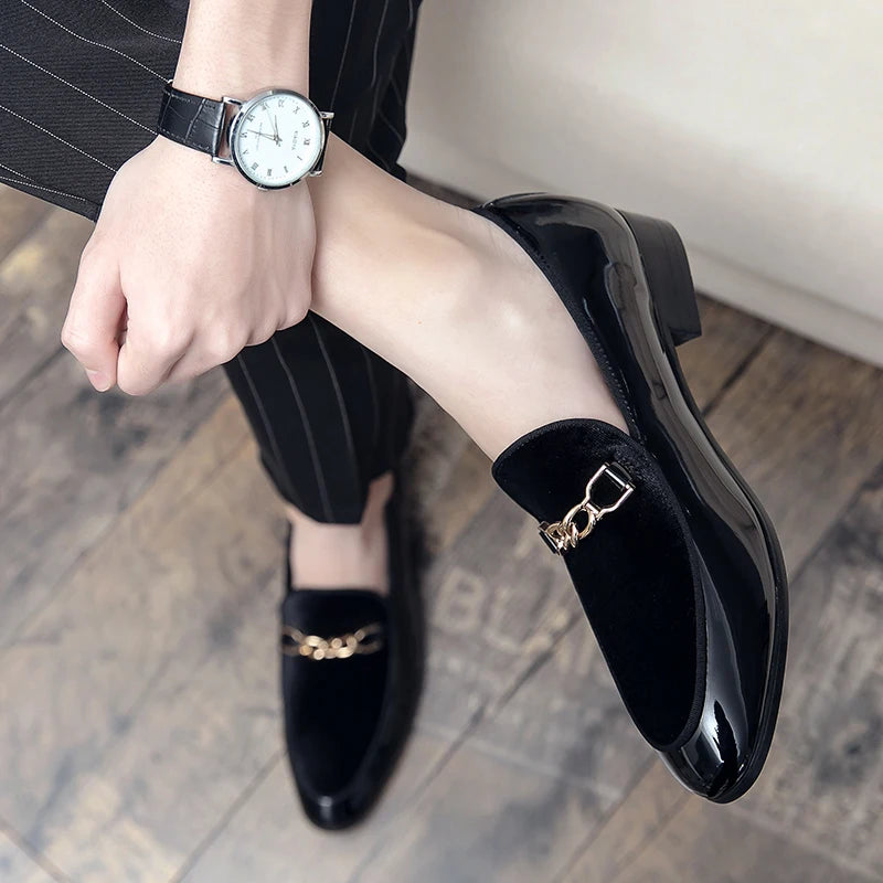 Midnight Velvet Loafers