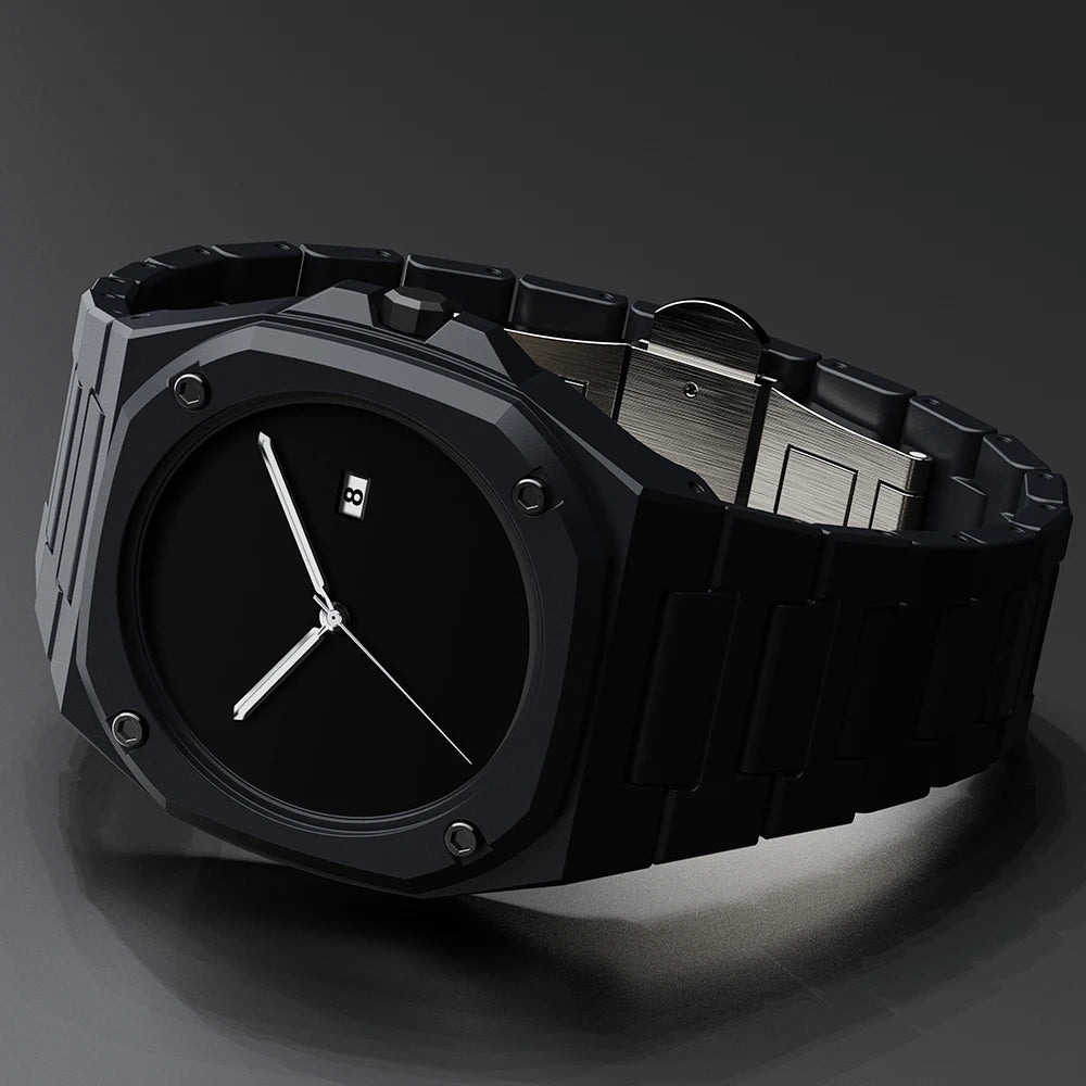 Slate Chrome Quartz Watch