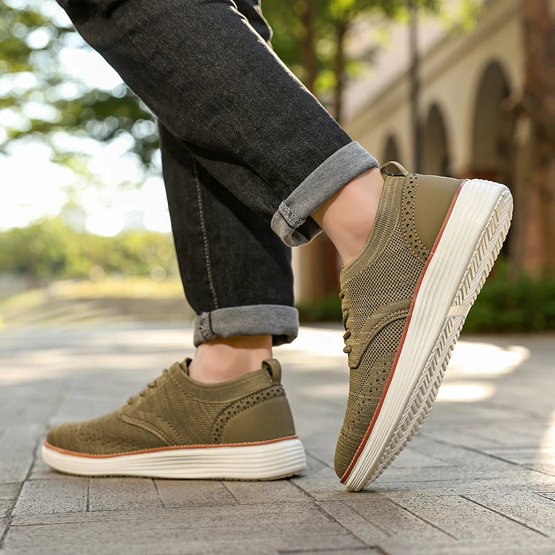 Wingtip Lace-Up Oxfords
