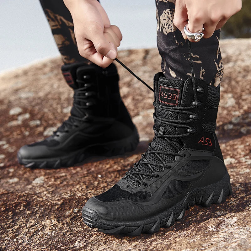 Desert Raider High-Top Combat Boots