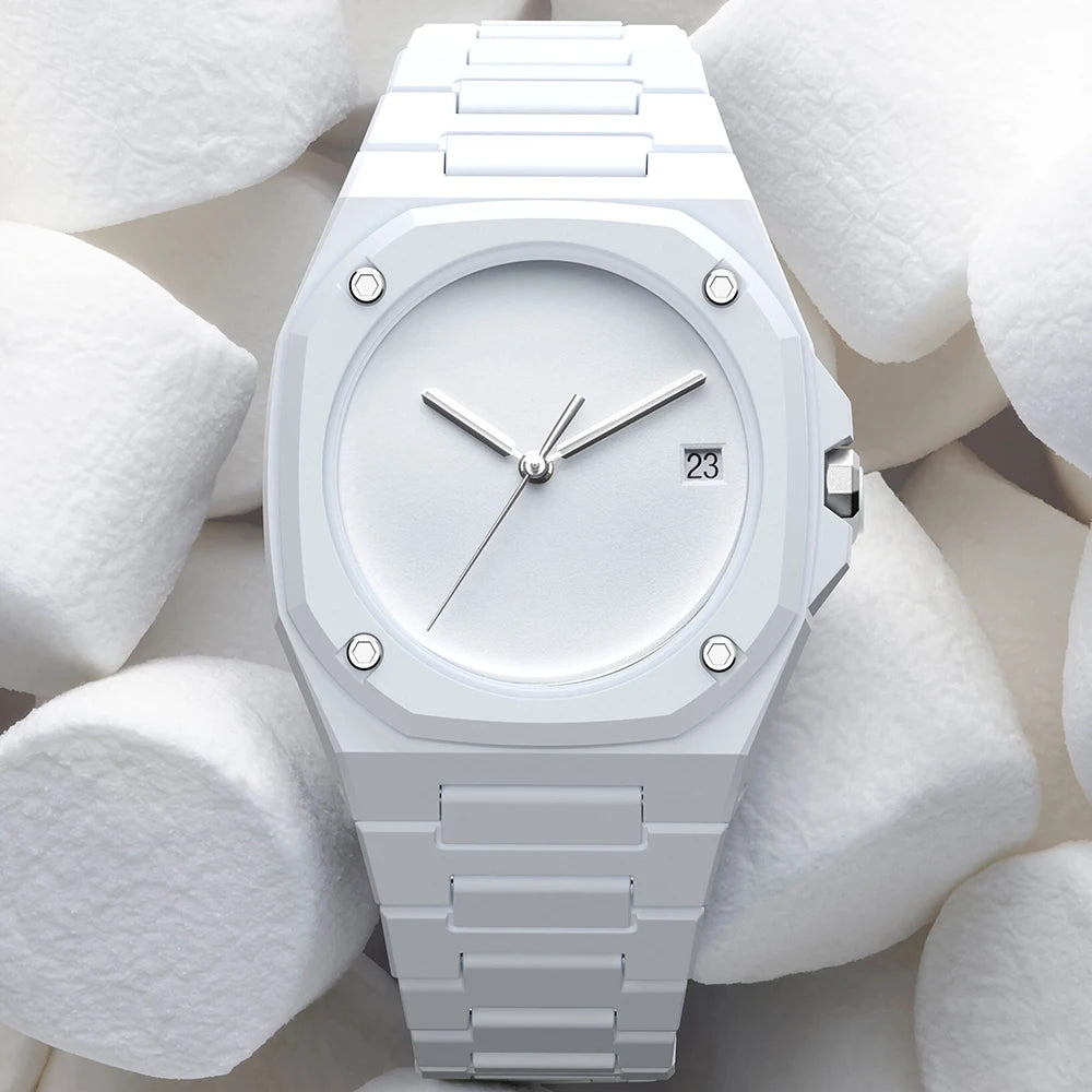 Slate Chrome Quartz Watch