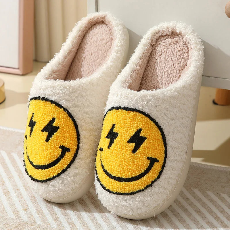 Cozy Lighting Emoji Slippers