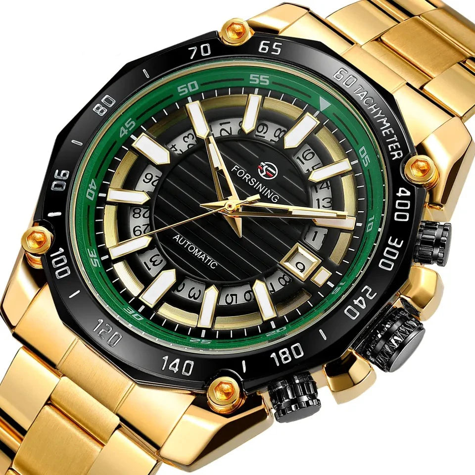 Phantom Steel Automatic Skeleton Watch