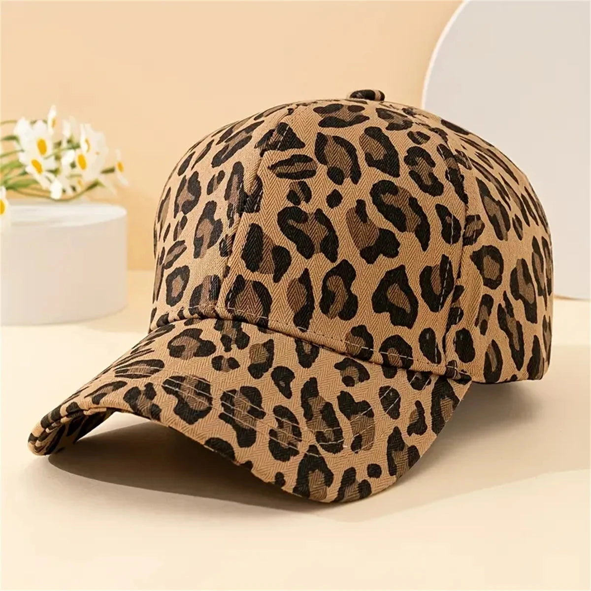 Leopard Belle Cap