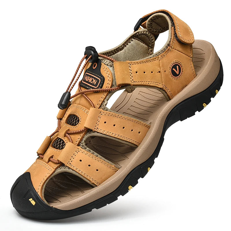 Classic Fit Men’s Leather Sandals