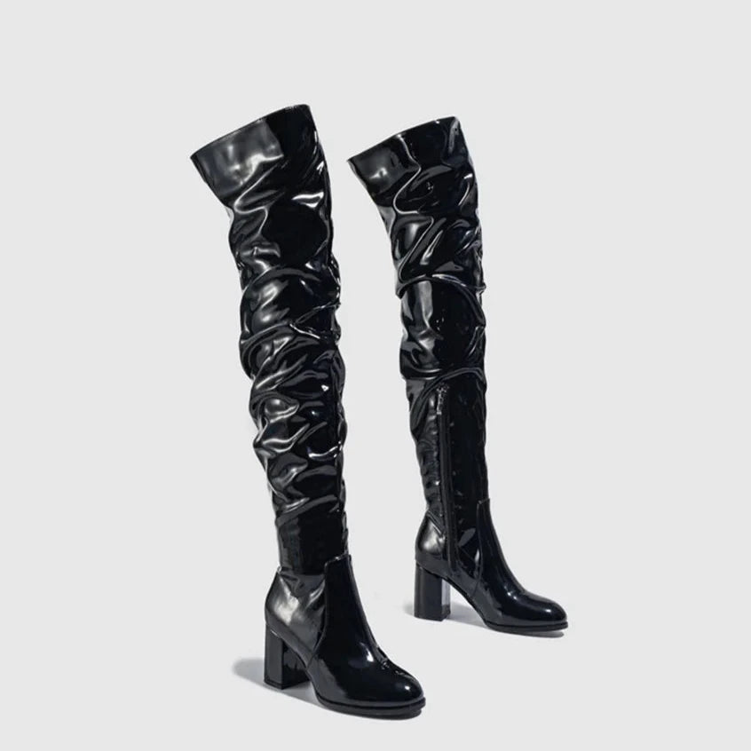 Rebel Rider Leather Boots