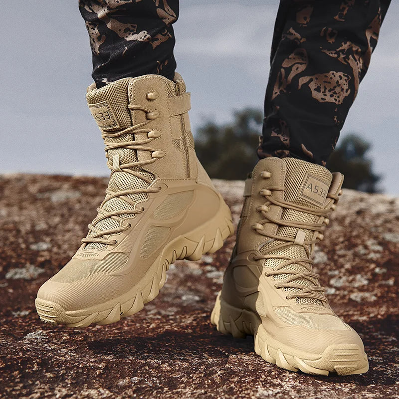 Desert Raider High-Top Combat Boots