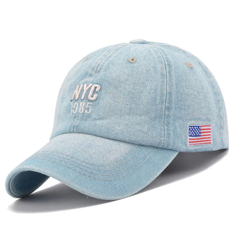 NYC 1985 Denim Cap