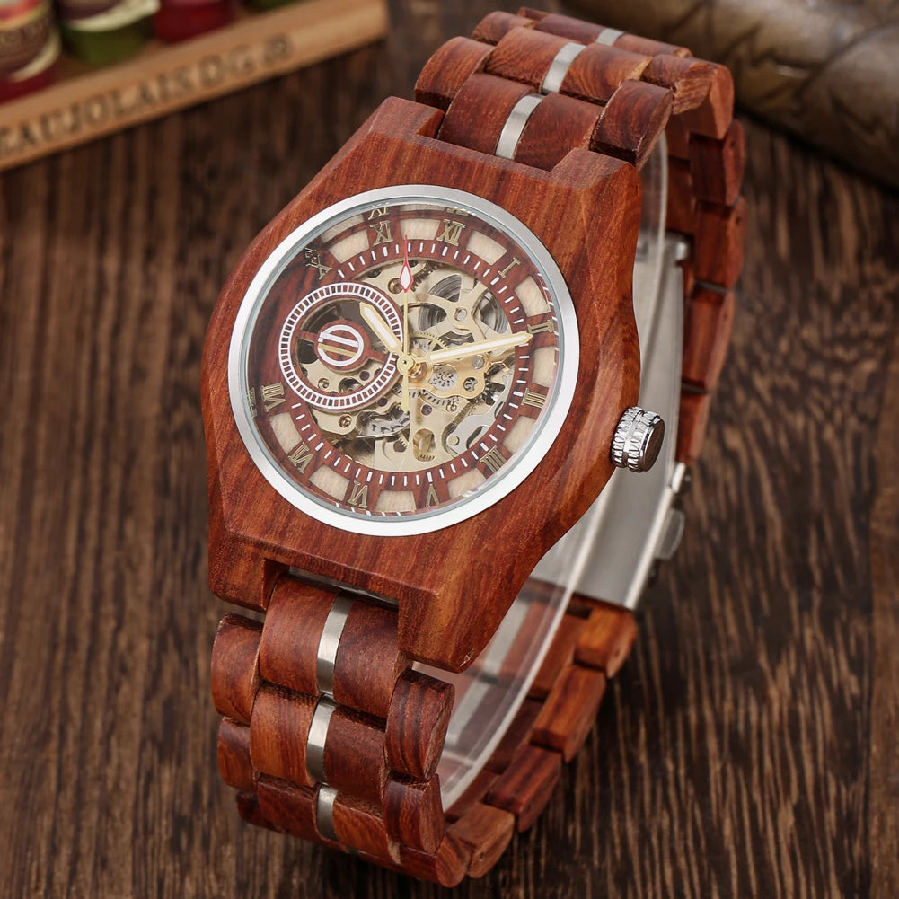 Vintage Timber Timepiece