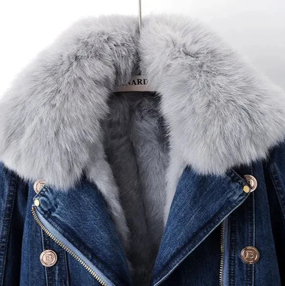 Arctic Fur Denim Jacket