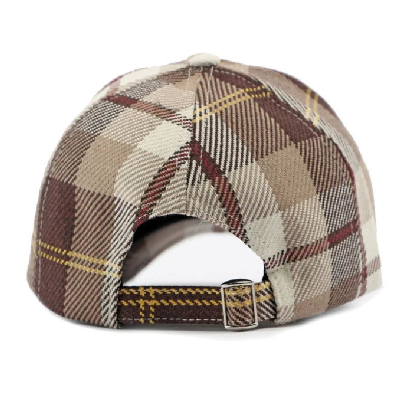 Plaid Point Cap
