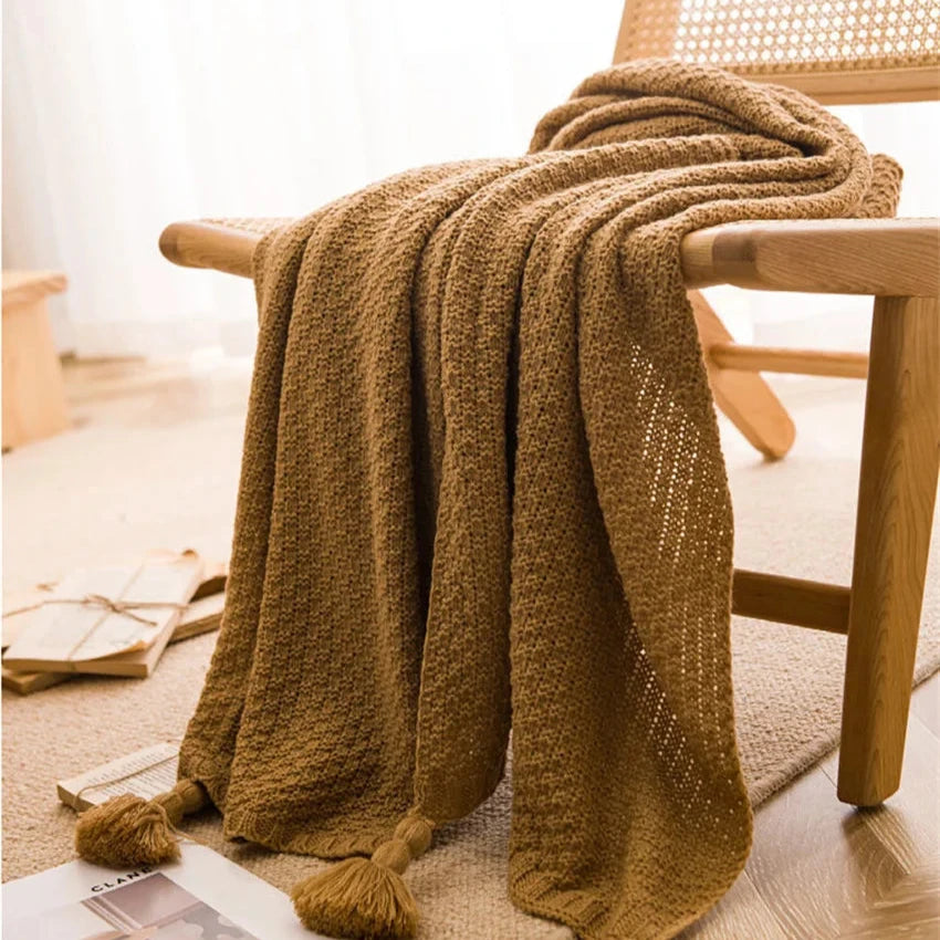 Nordic Cozy Knit Blanket