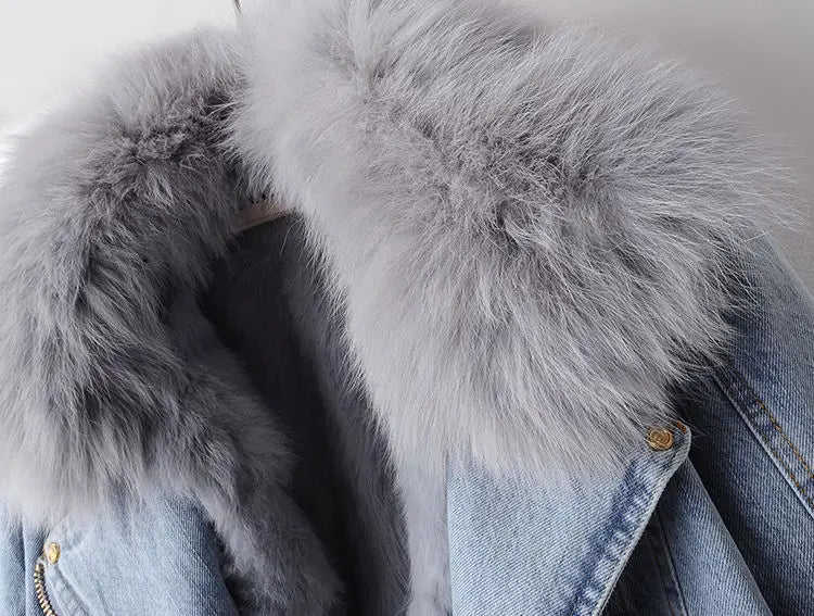 Arctic Fur Denim Jacket