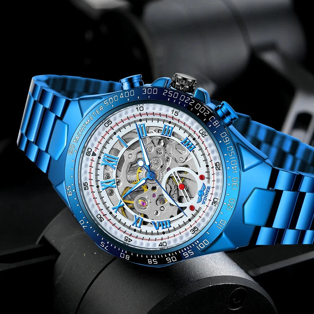 Blue Vortex Automatik Chrono