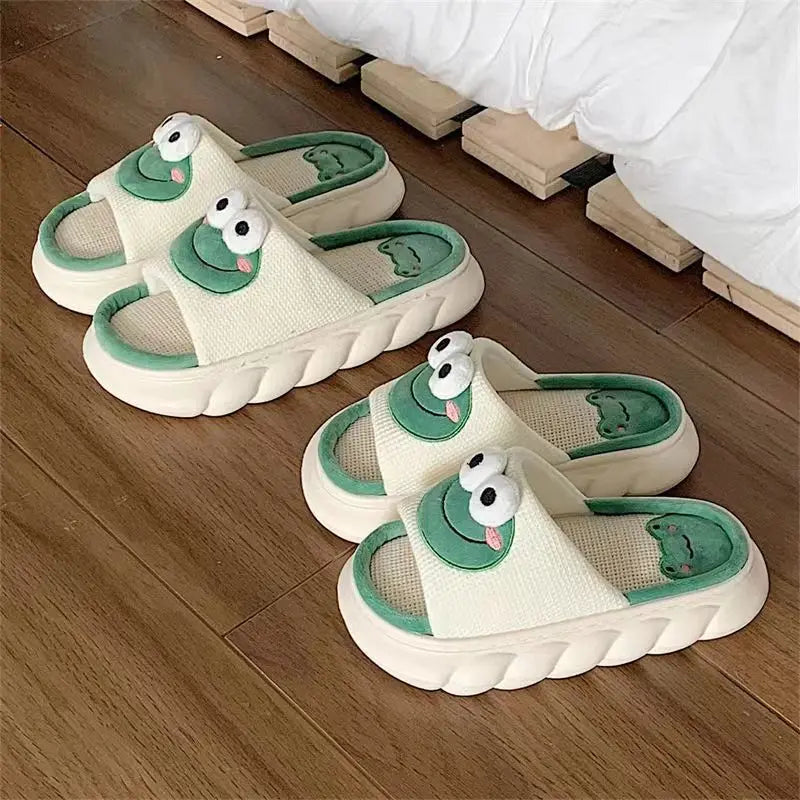 Cozy Frog Slippers