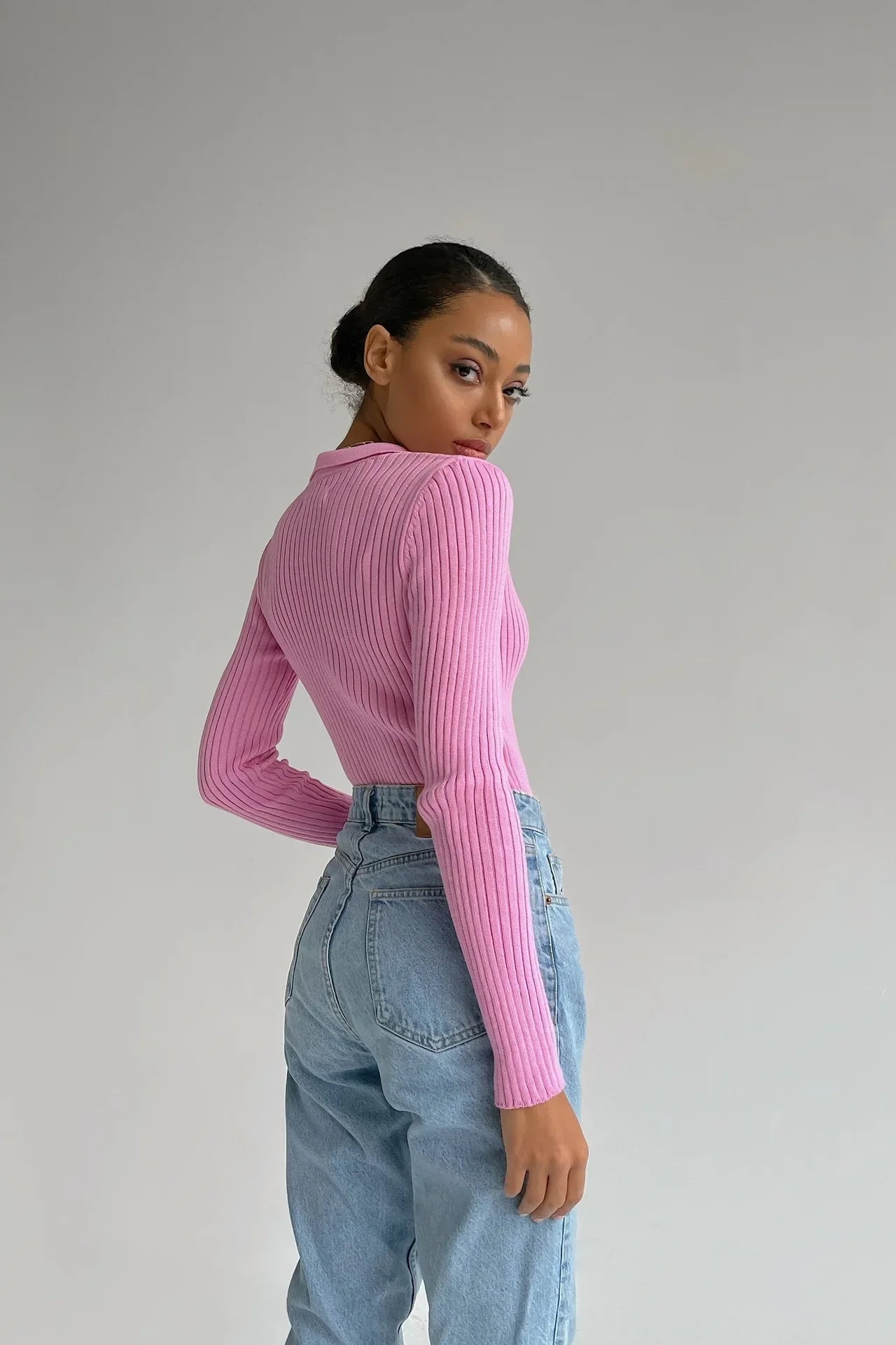 Classic Knit Polo Sweater