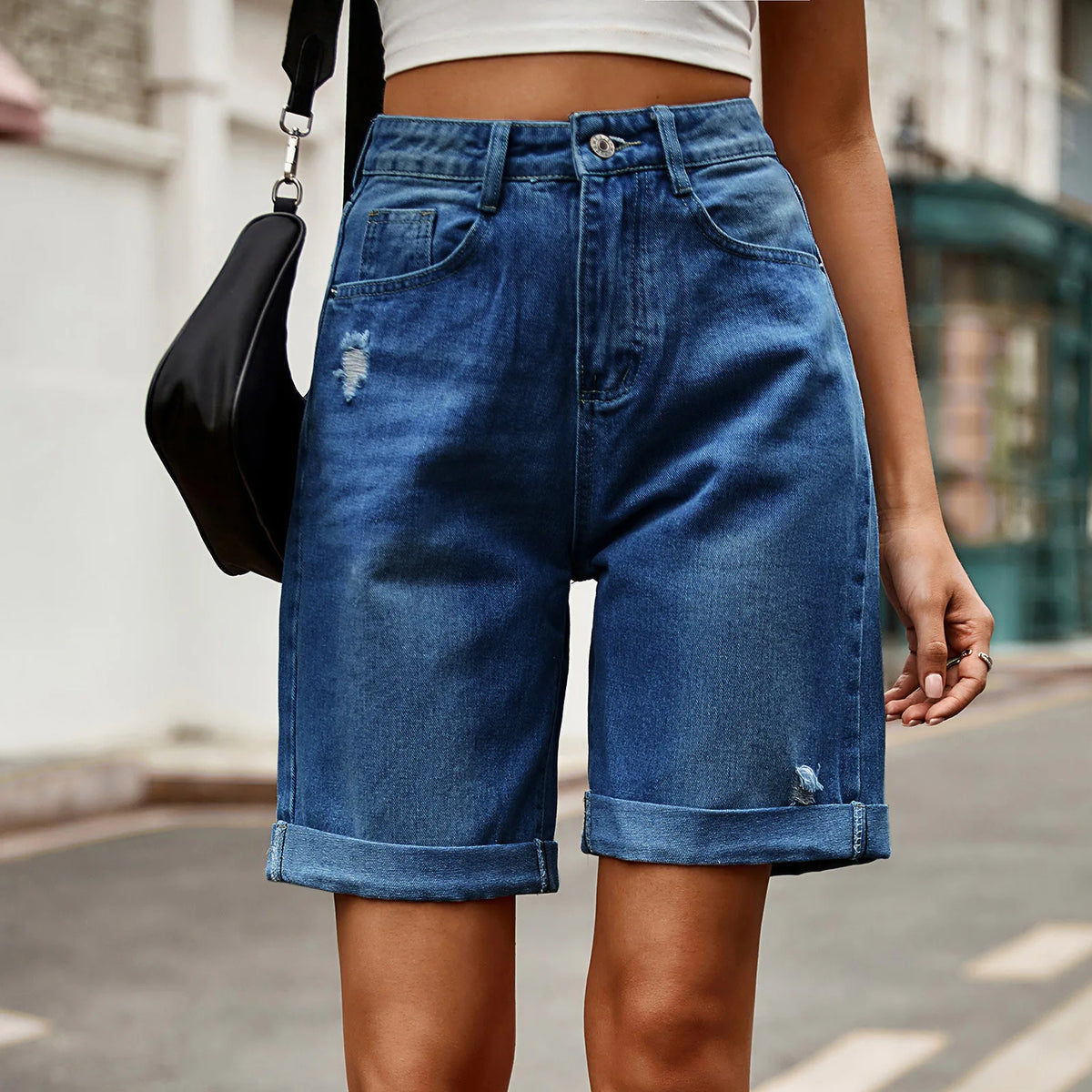 Relaxed Fit Vintage Wash Shorts