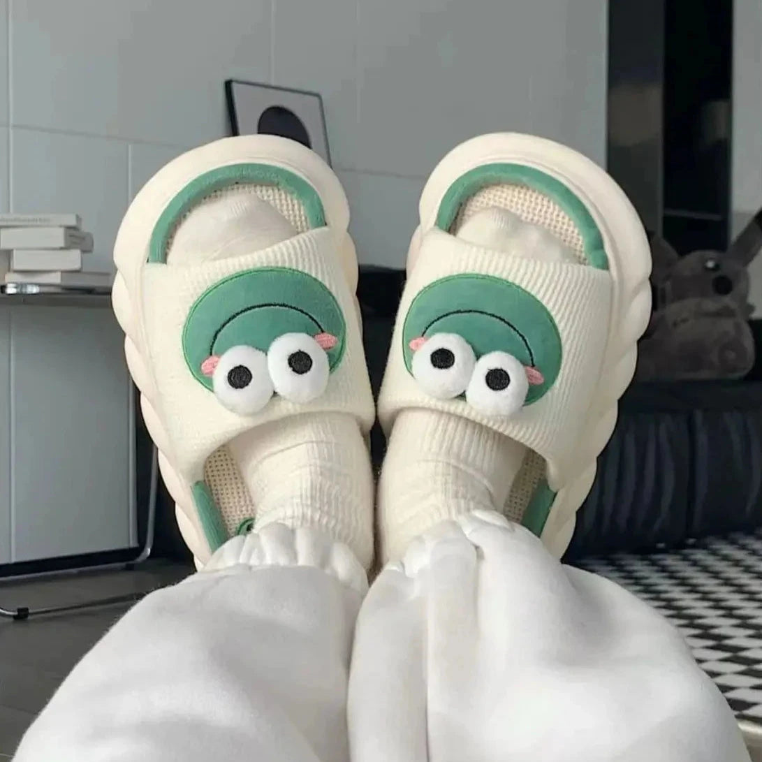 Cozy Frog Slippers