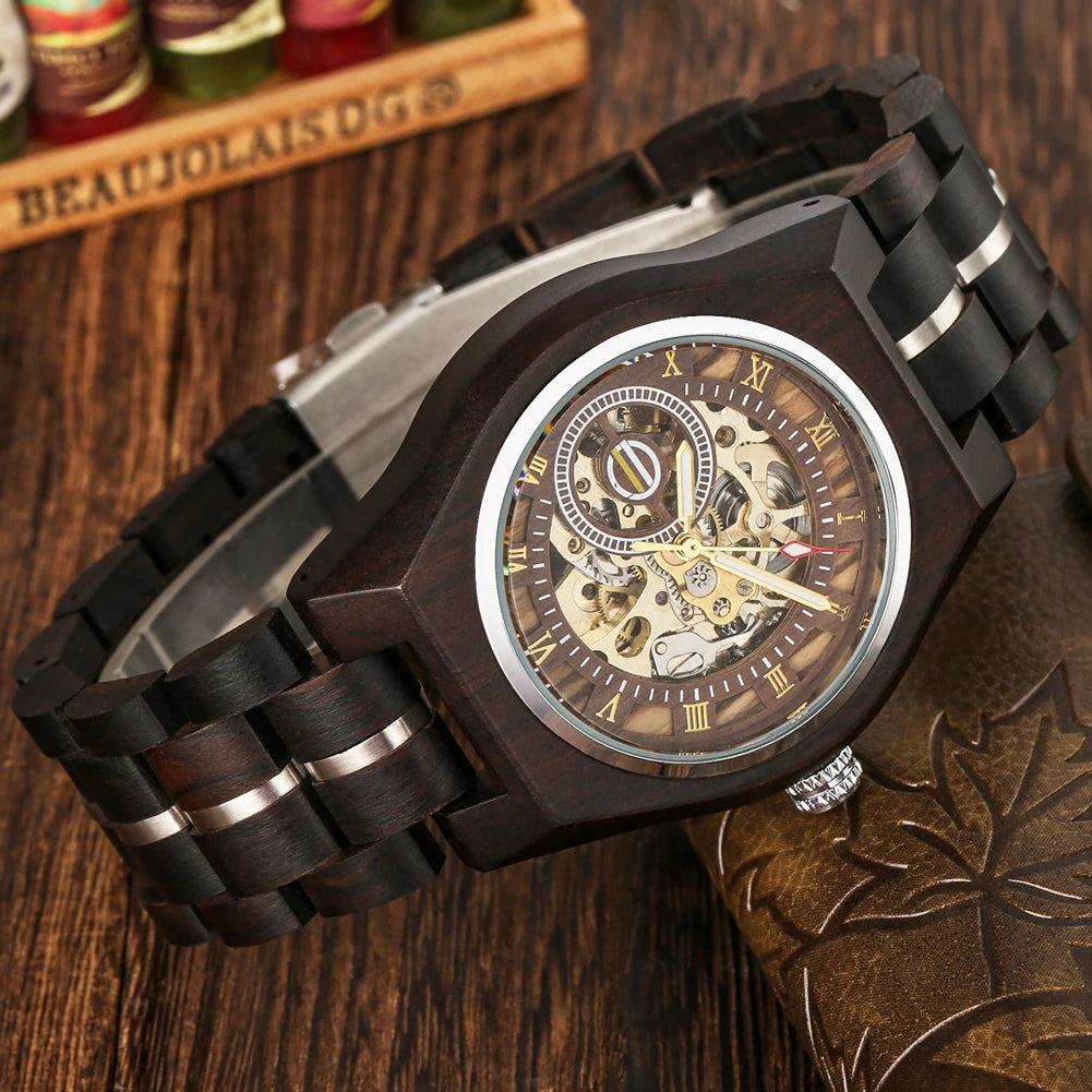 Vintage Timber Timepiece