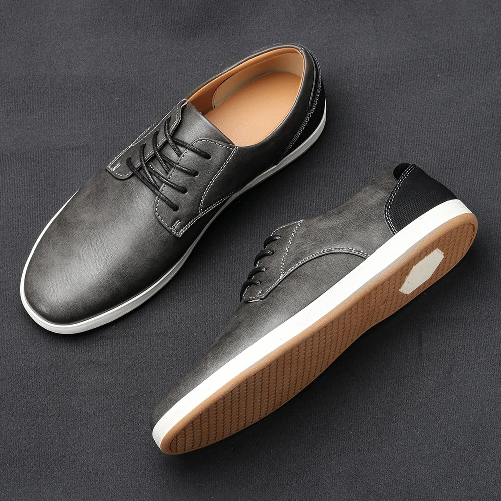 Classic Lace-Up Casual Shoes