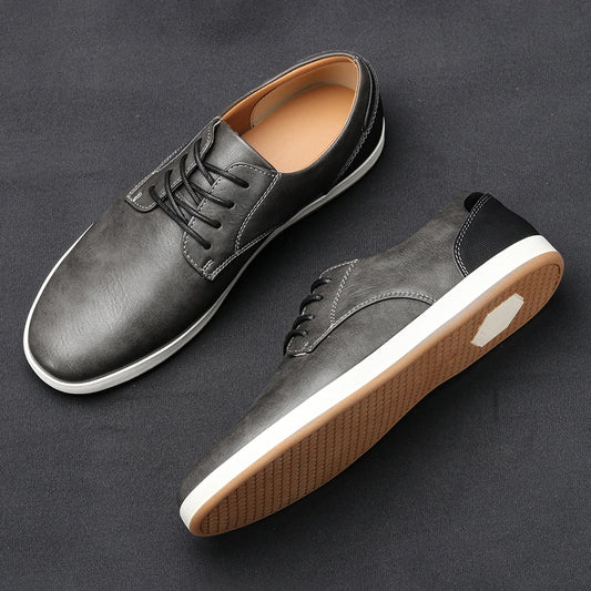 Classic Lace-Up Casual Shoes