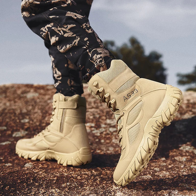 Desert Raider High-Top Combat Boots