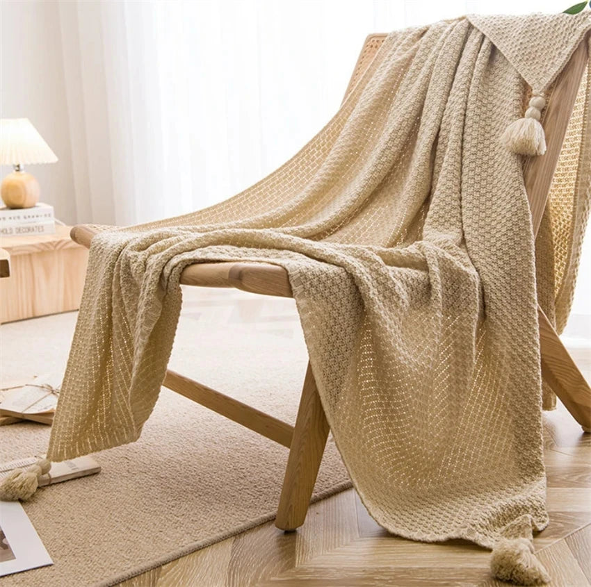 Nordic Cozy Knit Blanket
