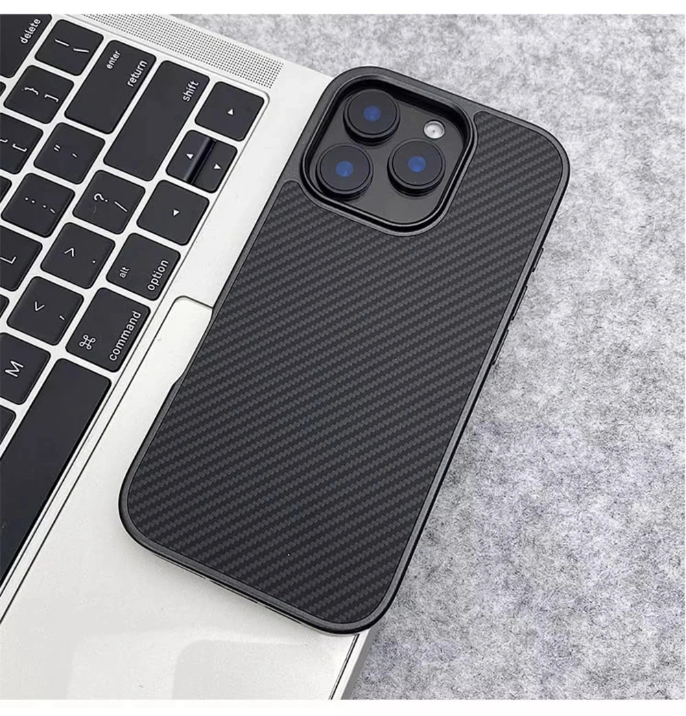 Luxury Carbon Fiber iPhone Case