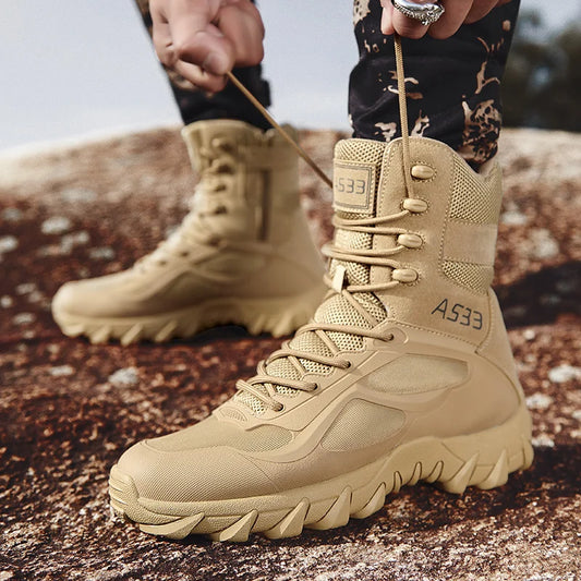 Desert Raider High-Top Combat Boots