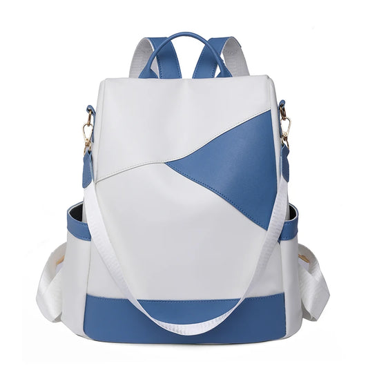 Chic Colorblock Backpack