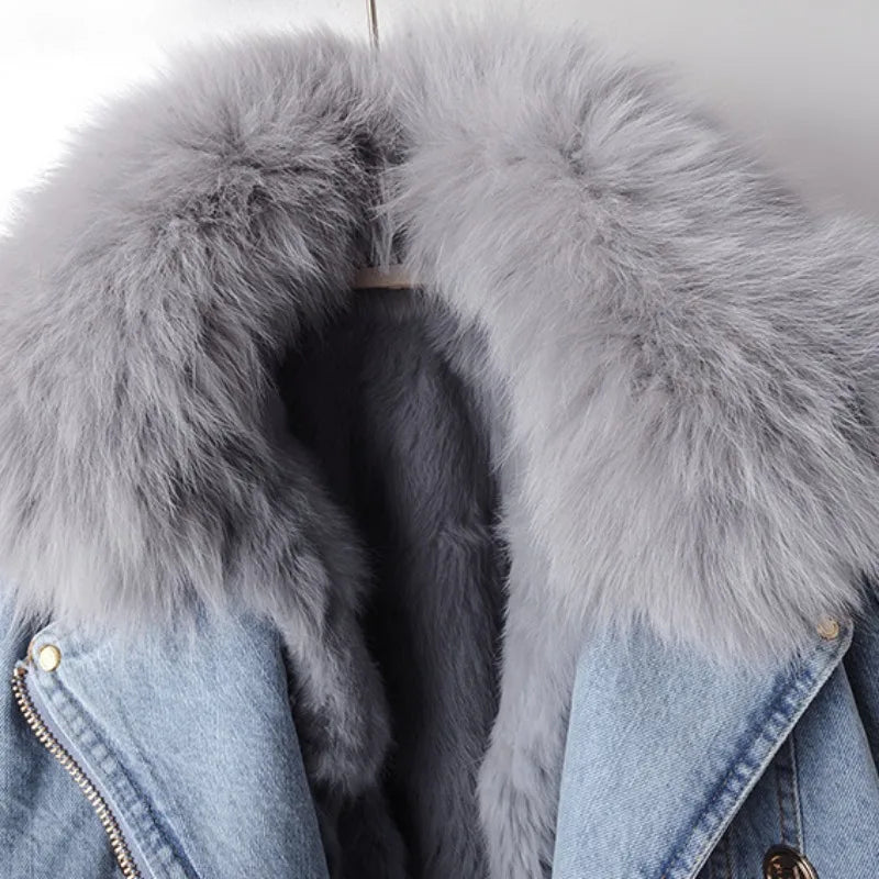 Arctic Fur Denim Jacket