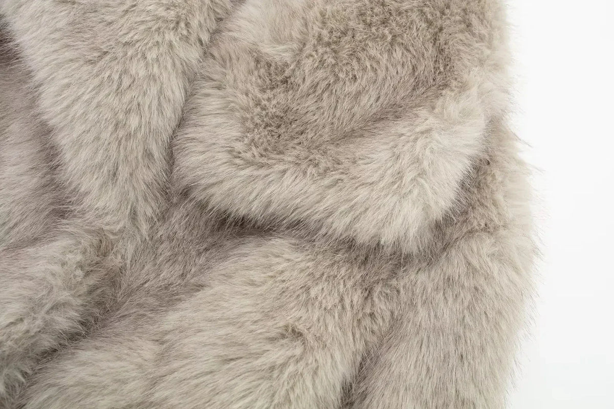 Ivory Chic Fur Jacket