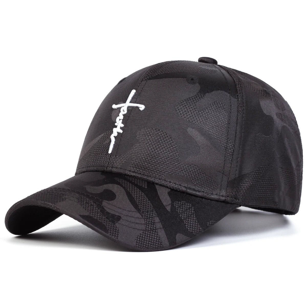 Black Camo Faith Cap