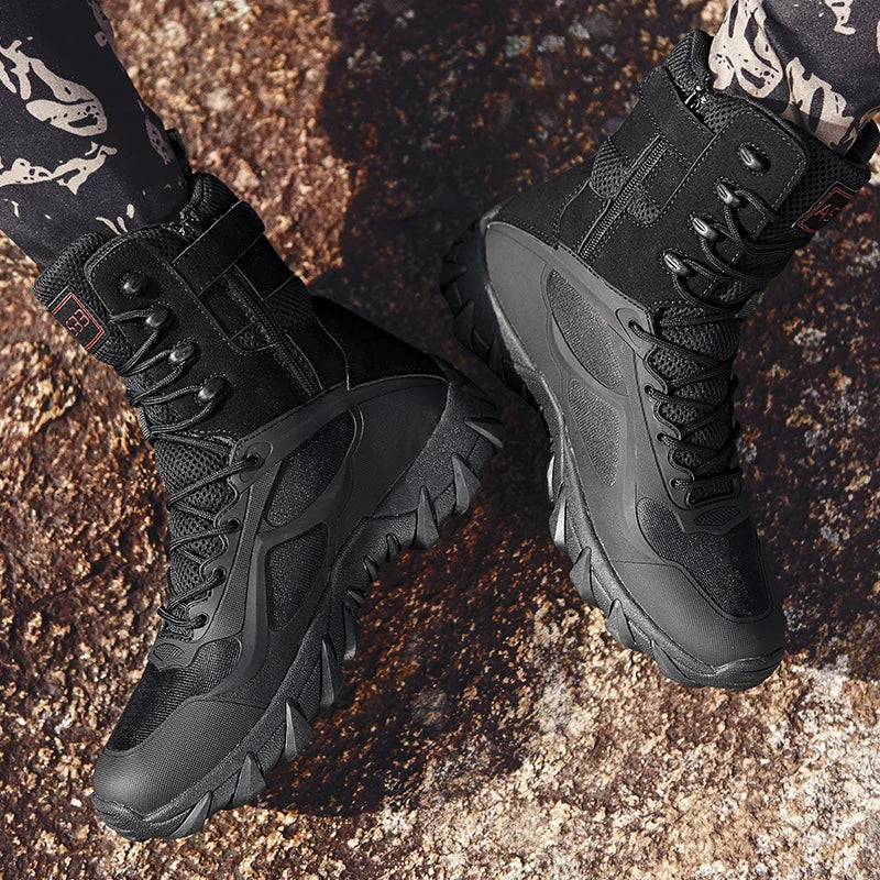 Desert Raider High-Top Combat Boots