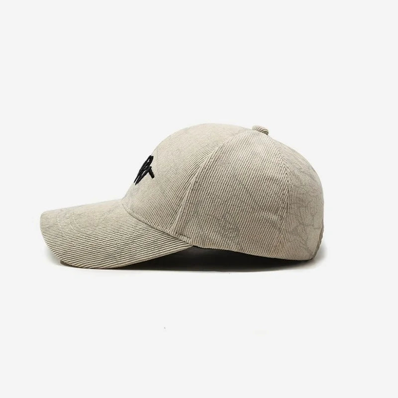 Corduroy Heart Cap