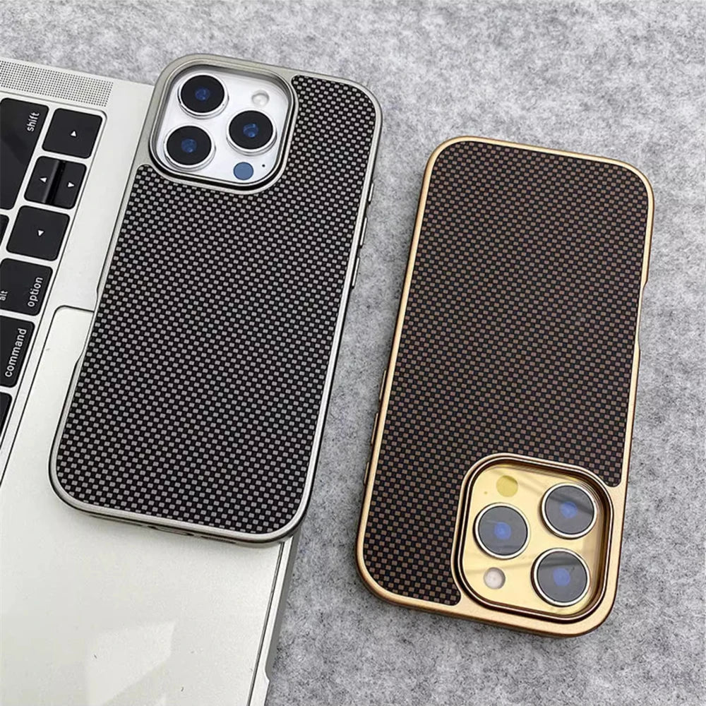 Luxury Carbon Fiber iPhone Case