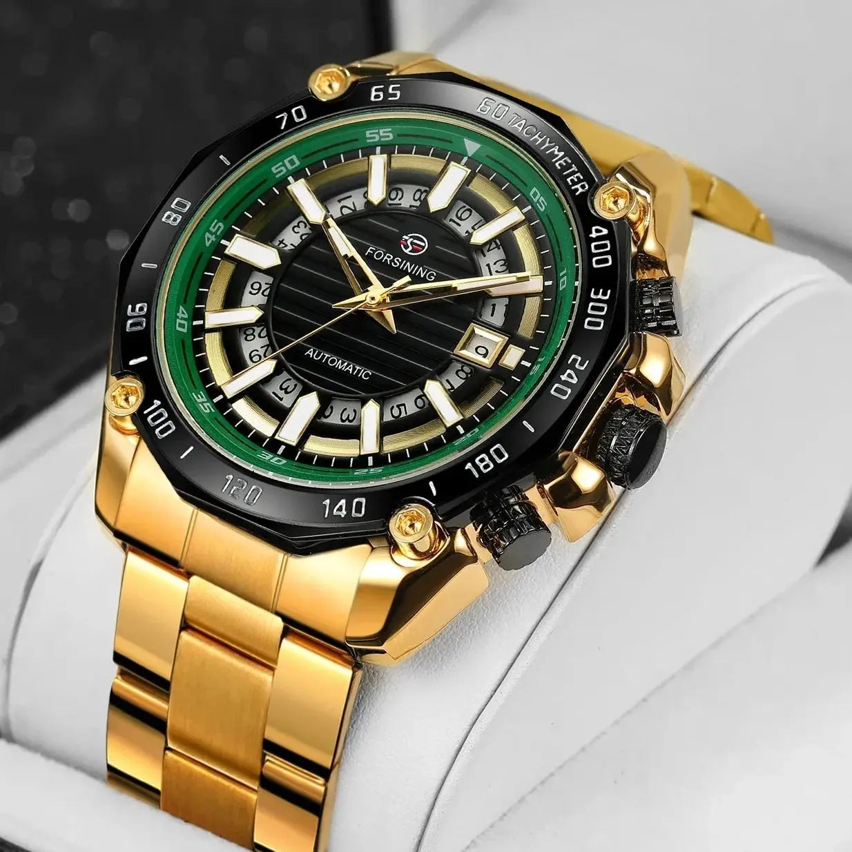 Phantom Steel Automatic Skeleton Watch