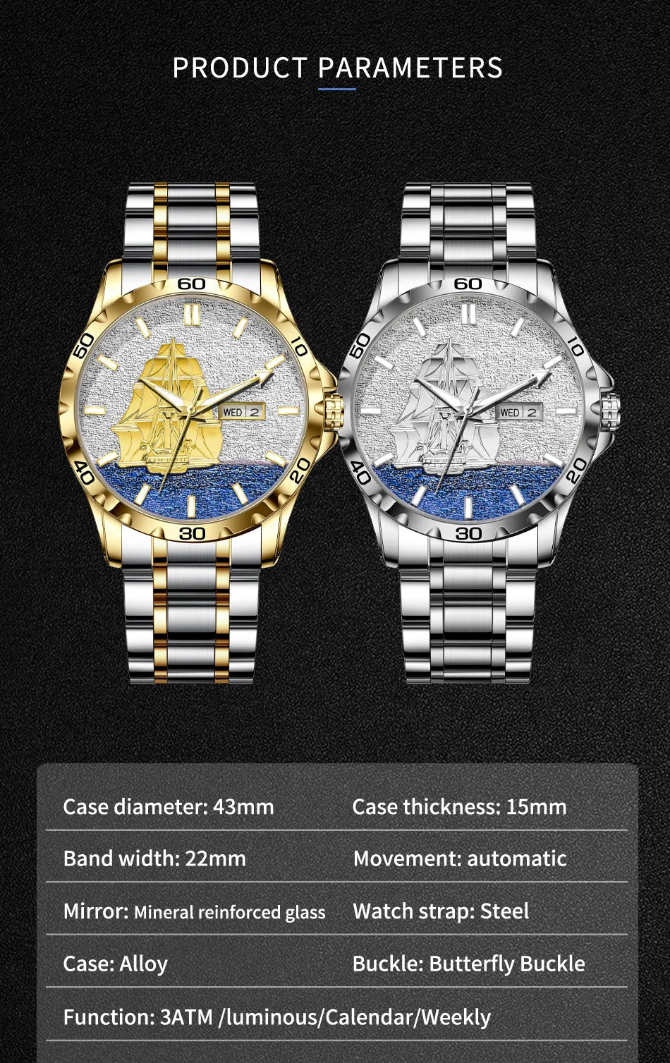 Original Vintage Sail Watch