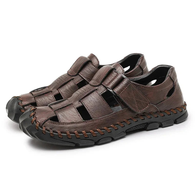 Bravon Leather Sandals