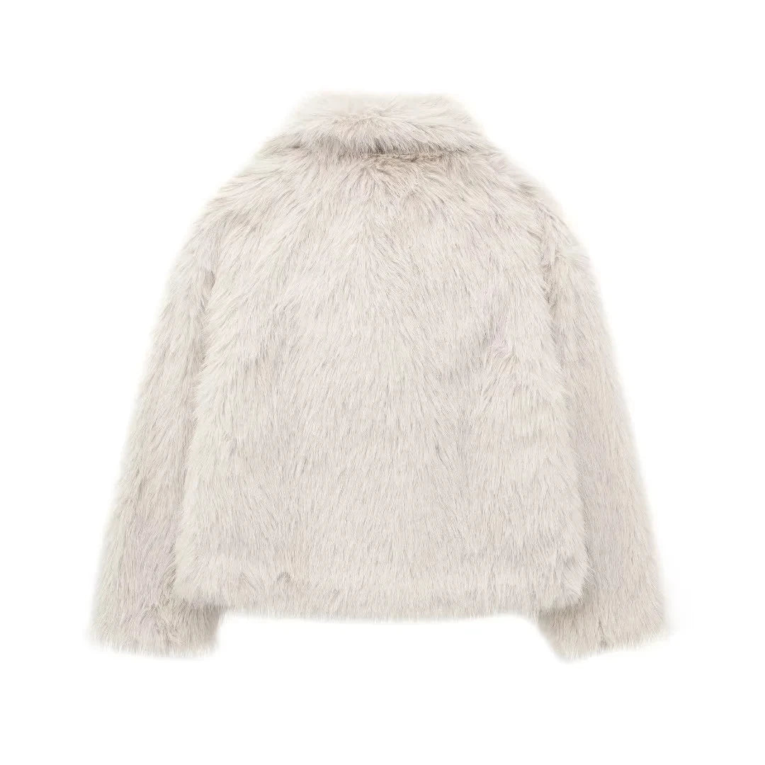 Ivory Chic Fur Jacket