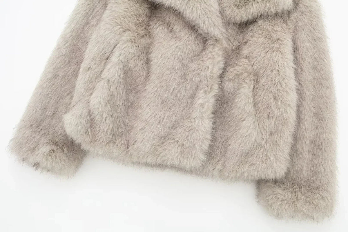 Ivory Chic Fur Jacket