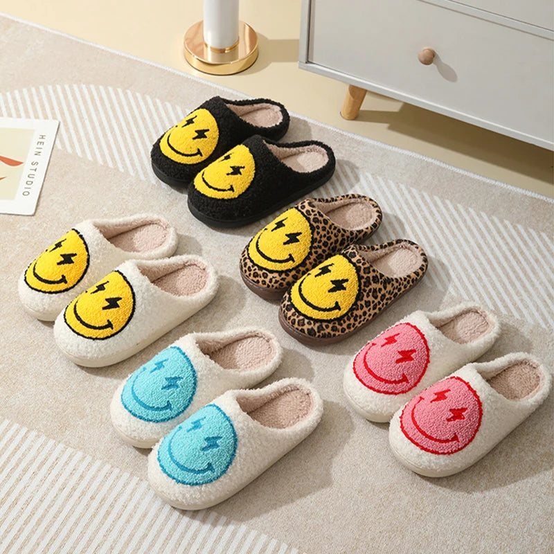 Cozy Lighting Emoji Slippers