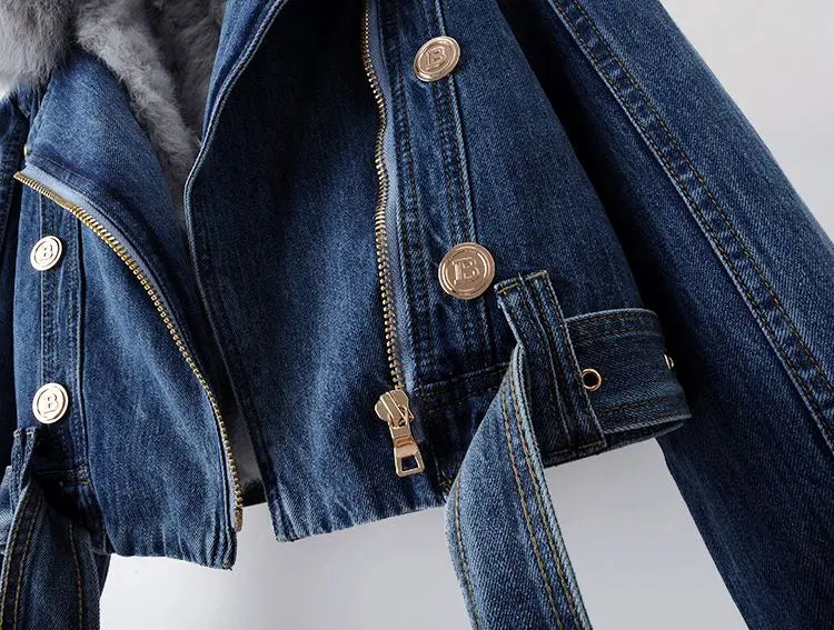 Arctic Fur Denim Jacket